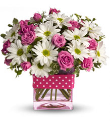 Teleflora's Polka Dots and Posies from Brennan's Florist and Fine Gifts in Jersey City
